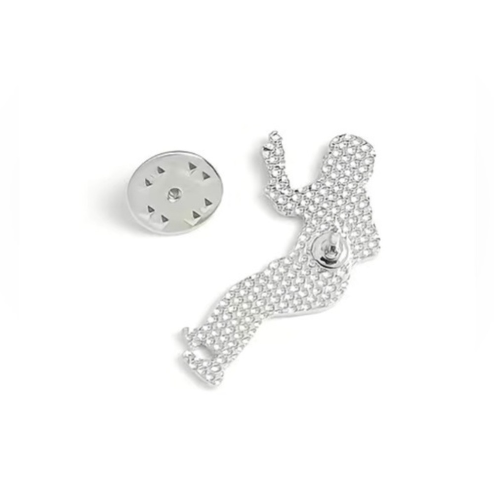 John Travolta Pulp Fiction Tie Tack Lapel Pin - Picture 2 of 5